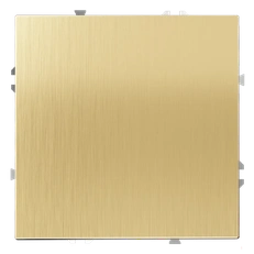 Изображение Выключатель встраиваемый VOLTUM S70 Metal одноклавишный 10А (латунь)